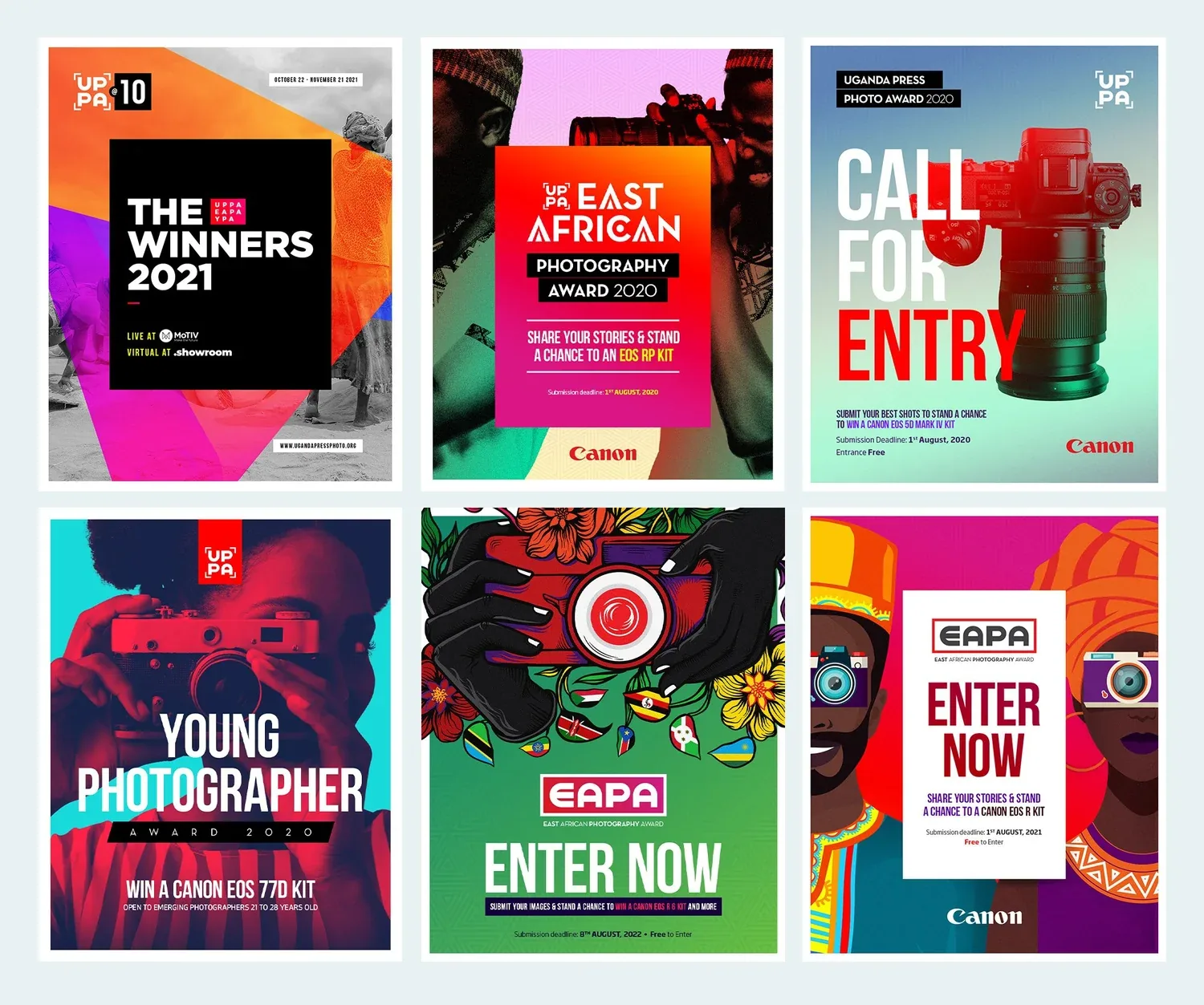 Uganda Press Photo Award brand work