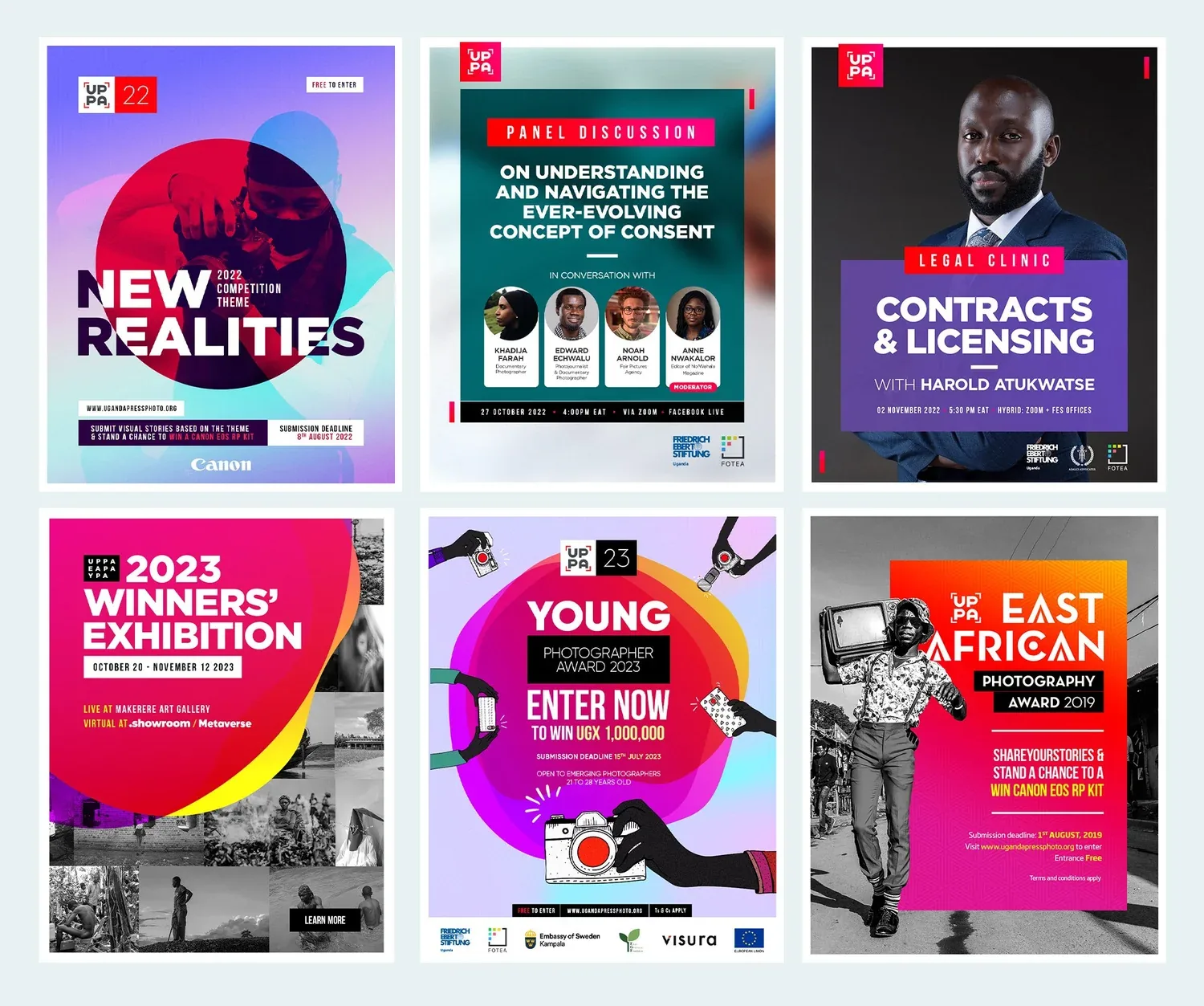 Uganda Press Photo Award brand work